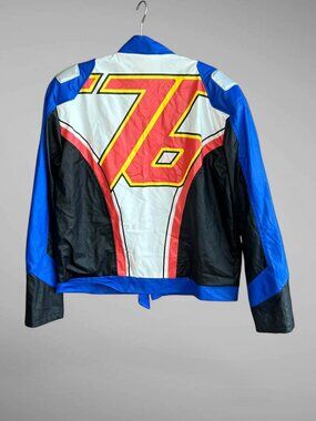 Overwatch Soldier 76 Faux Leather Cosplay Jacket and Gloves Adult Large